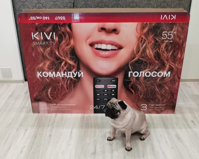 Обзор KIVI 55U710KB — огромного 4K-телевизора с Android TV за 32 тысячи рублей