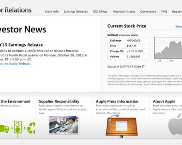 28 октября Apple отчитается за четвёртый квартал