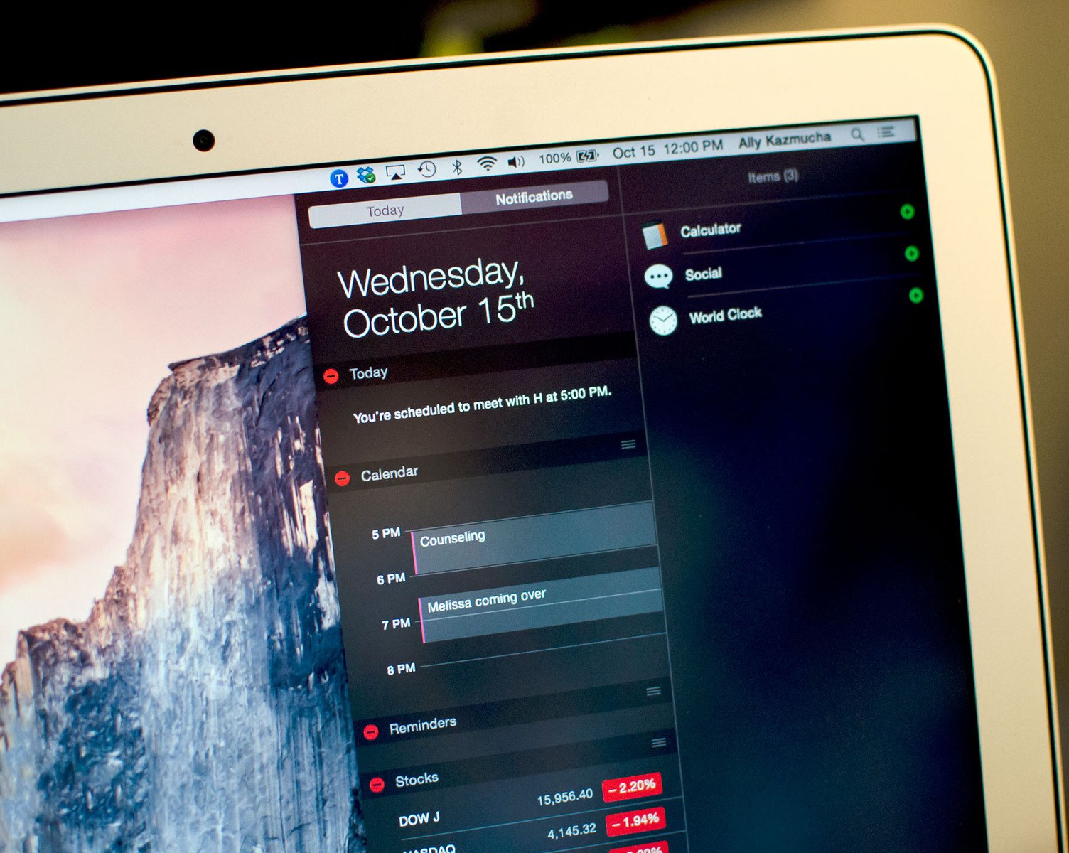 5 отличных виджетов приложений для OS X Yosemite